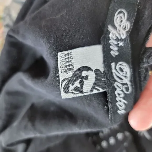 Spin Doctor Plus Size Gothic Ouija Sun Moon Eye Dark Magic Top - Picture 6 of 8